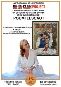 Affiche Concert Bataclan Project 25 Nov 2016